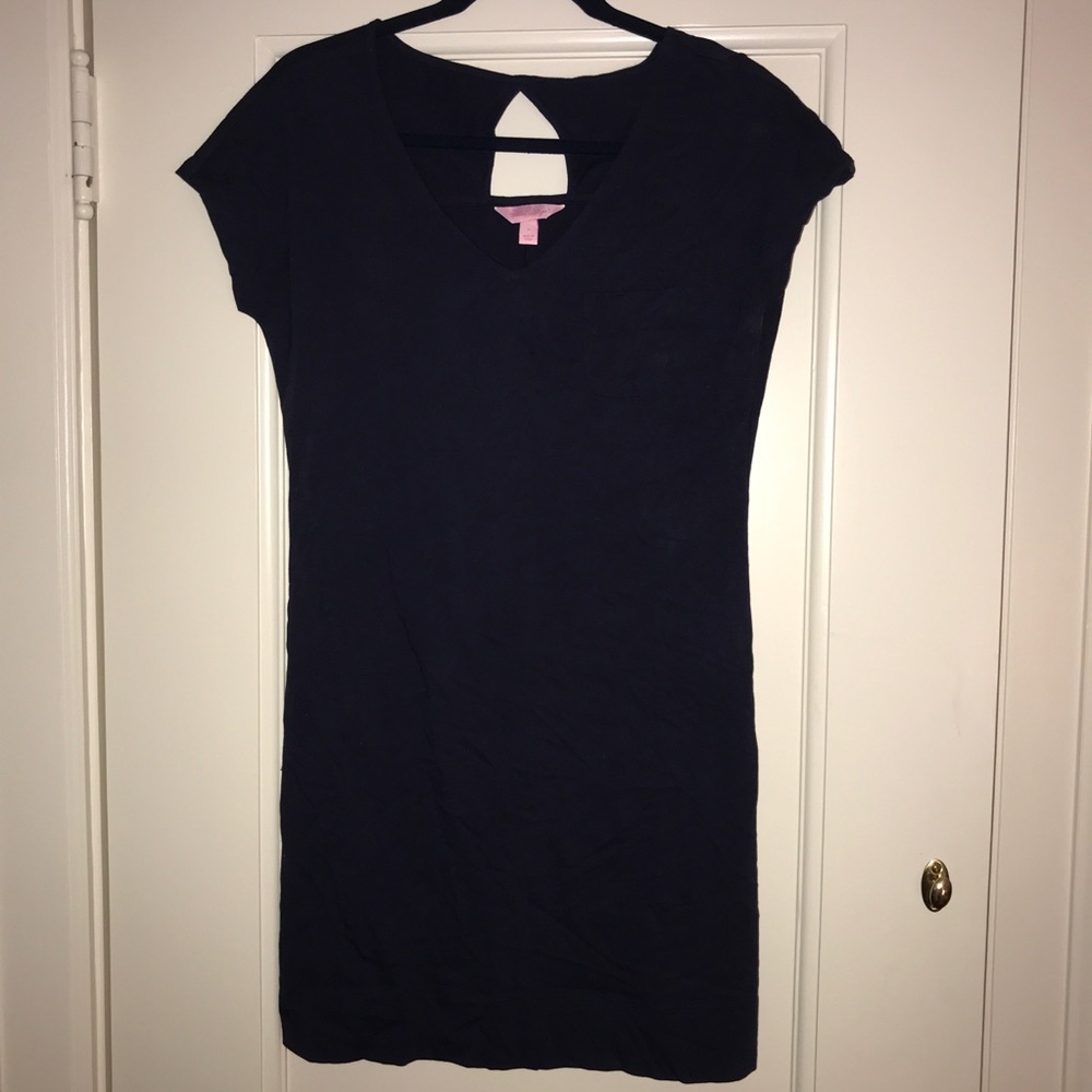 Navy Lilly Pulitzer T Shirt Dress